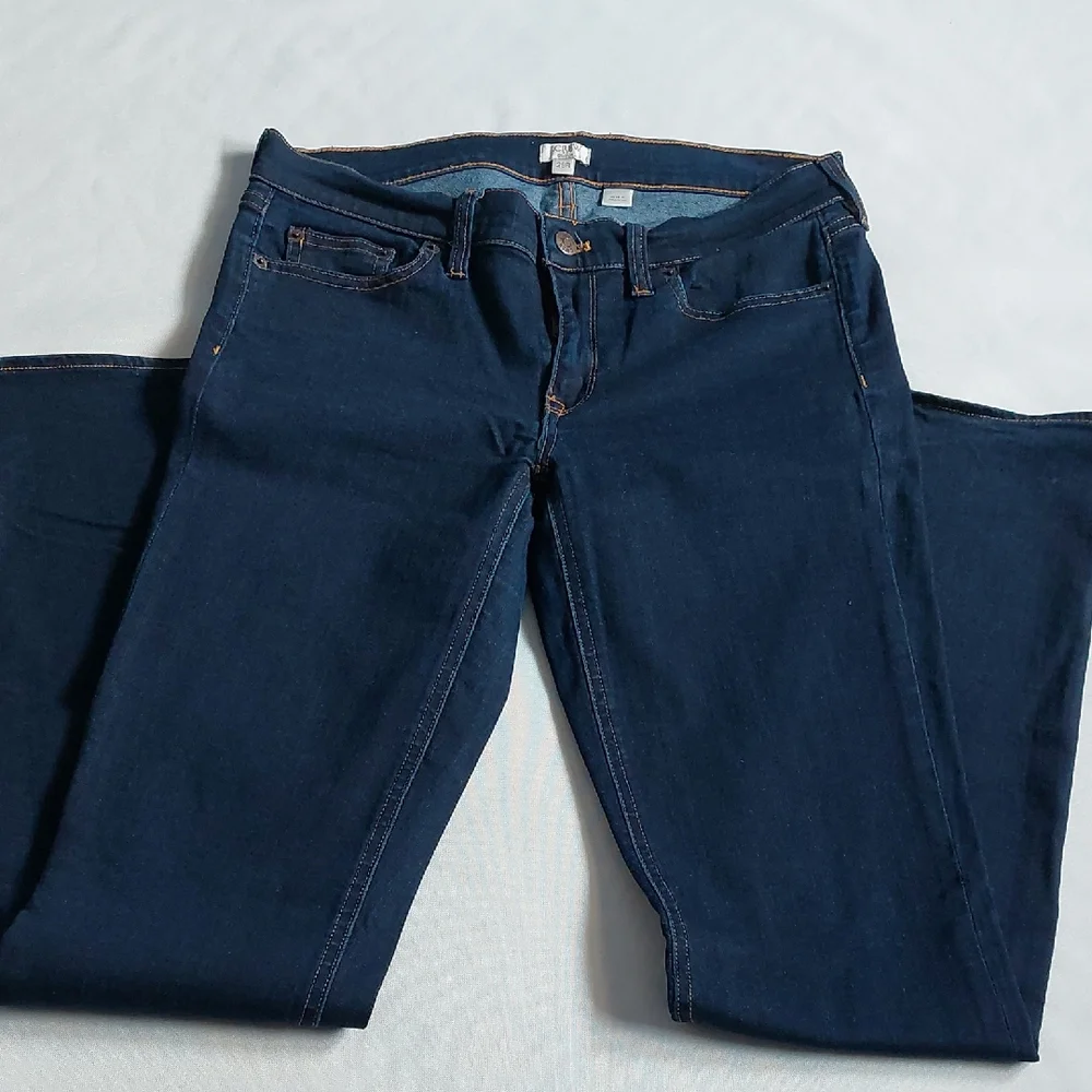 J. Crew Stretch‎ Women's Navy Straight Leg Jeans Size 29R